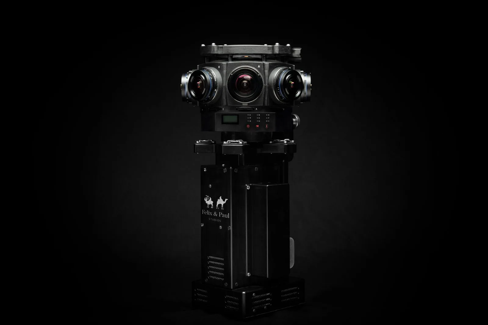 The Space Explorers interior camera on its stand, studio photograph